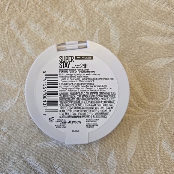 NEW Maybelline Super Stay 24H Hybrid Powder-Foundation Shade 375 6g - Picture 3 of 3
